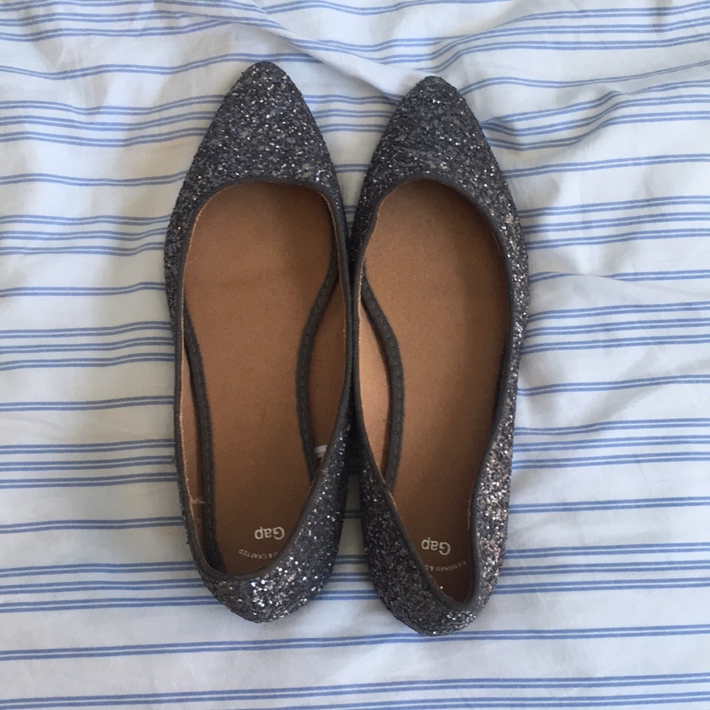 Glittery Gap Flats